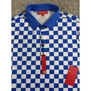 NWT Redvanly Men's Cedres Polo Marine Men's Medium Golf